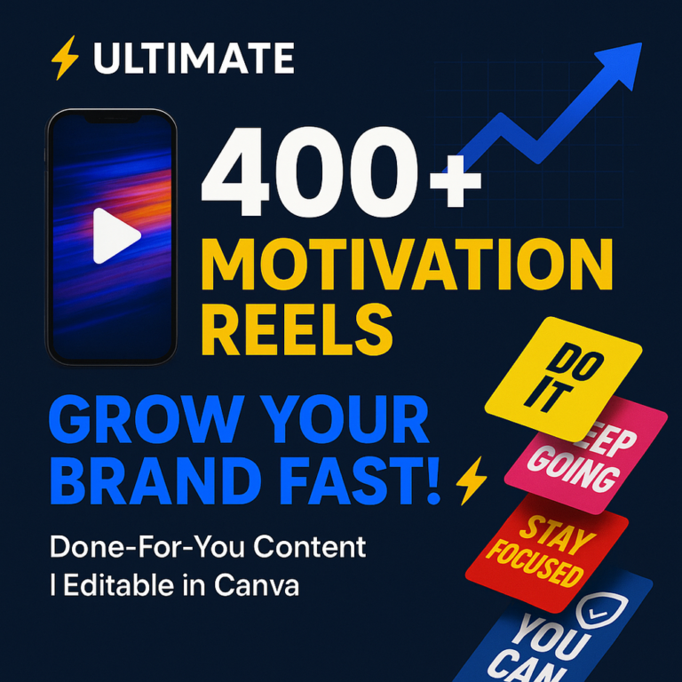 Ultimate 400+ Viral Reels Pack + 300 Quotes – 50% OFF